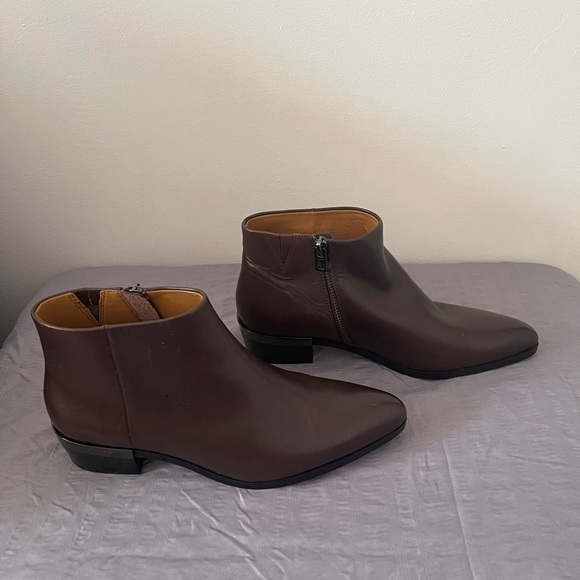 Coach Dark Brown Ankle Booties - Picture 2 of 16